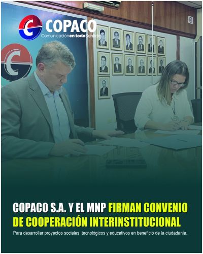 COPACO S.A. y el Mecanismo Nacional de Prevención de la Tortura firman Convenio Marco de Cooperación Interinstitucional.